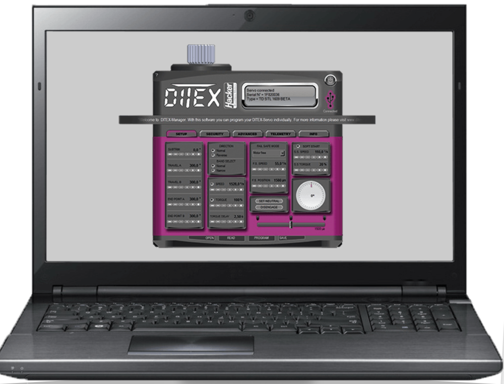 Ditex Manager ditex servo USB software download link